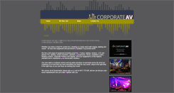 Desktop Screenshot of corporateaudiovisual.com.au